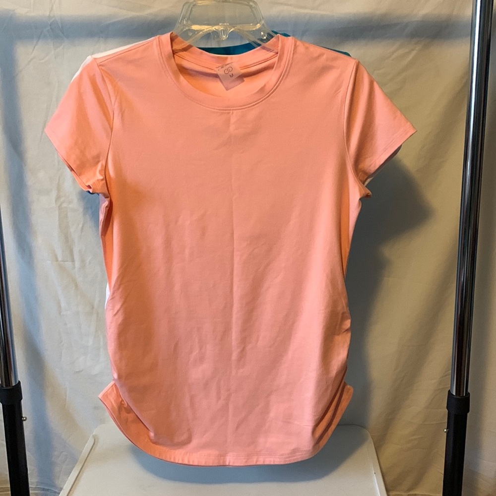 CALIA by Carrie Underwood Women's Flow Crewneck Ruched T-Shirt